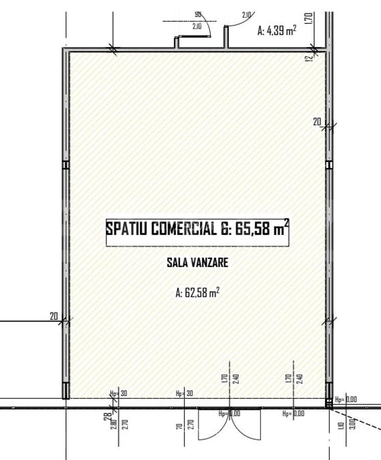 Spatiu comercial, 65 mp, zona Artema Shopping City - 1