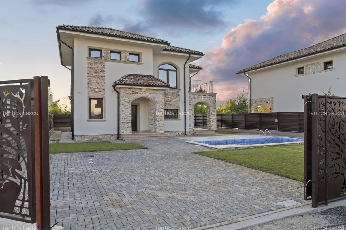 Vila de lux cu piscina, cartier rezidential, disponibila imediat - 13