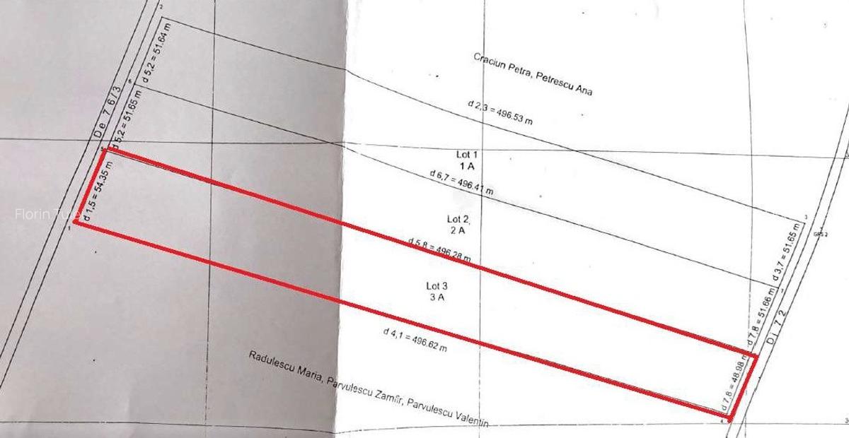 Teren intravilan Stefanestii de Jos in apropiere de A0 , 25558 mp-60 E/mp - 3