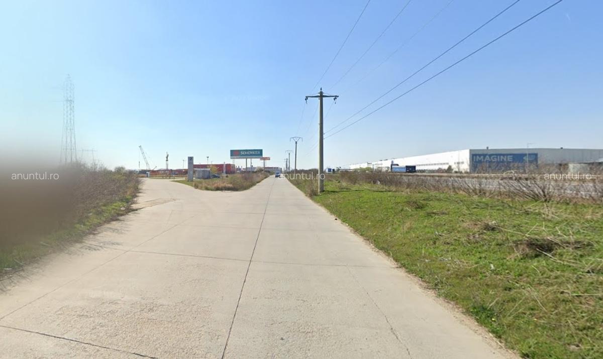 Teren Bolintin-Deal 2,5ha, deschidere 100 m, langa autostrada, acces rapid la A0 - 7