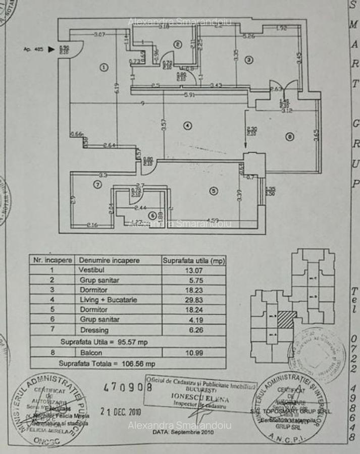3 camere 107 mp ||  Upground Residence - 15