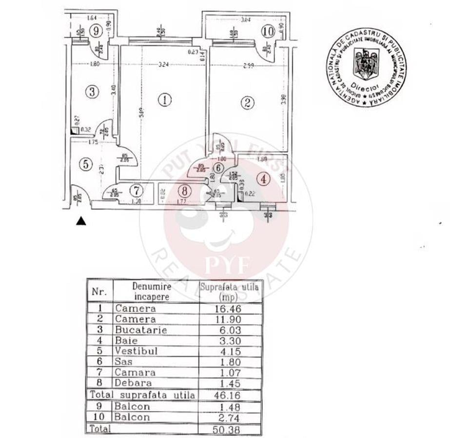 Dorobanti | Apartament 2 camere | Locatie Ideala | 50mp | B10999 - 7