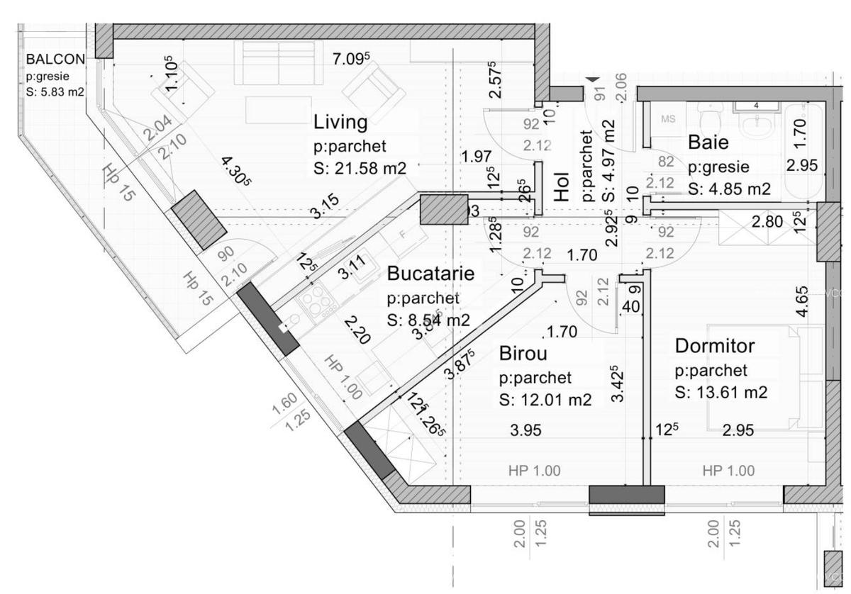 Apartament 3 Camere Decomandat Comision 0% - 10