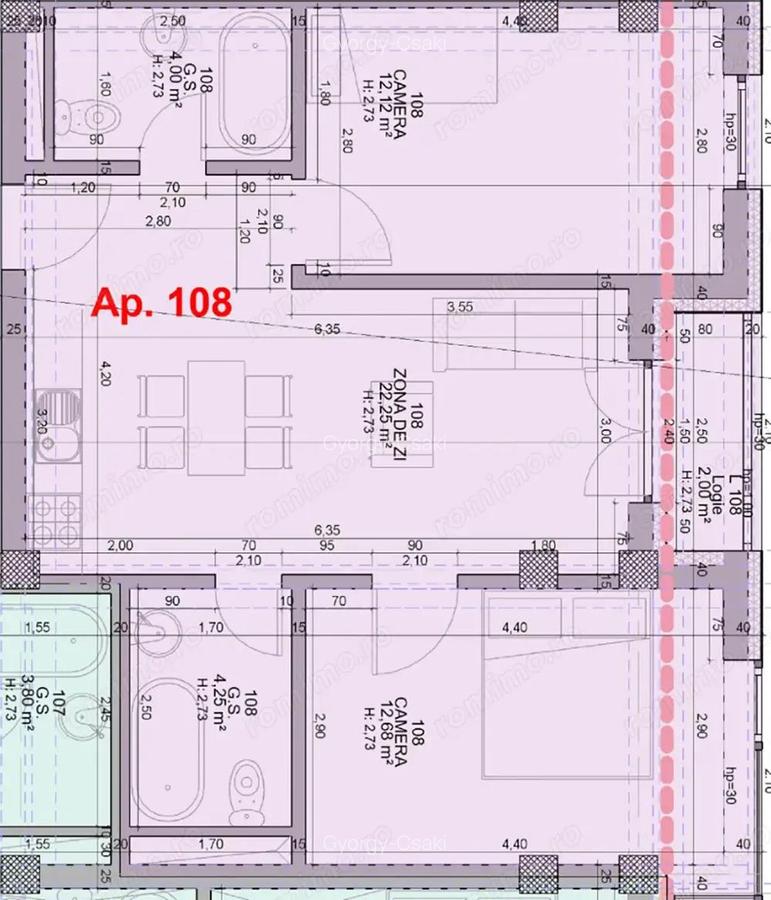 Apartament nou cu 3 camere in inima orasului - IMOBIHOR - 8