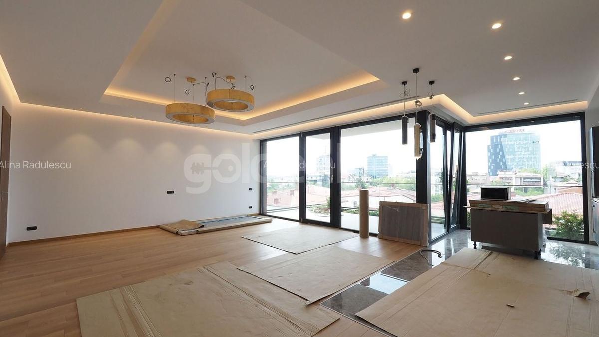 Apartament ultra-finisat cu 4 camere, 3 bai | 170mpu | 27mp terase - 2