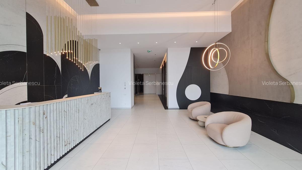 Inchiriere 2 camere 61 mp mobilat Lemon Design | Garaj | ONE VERDI PARK - 16