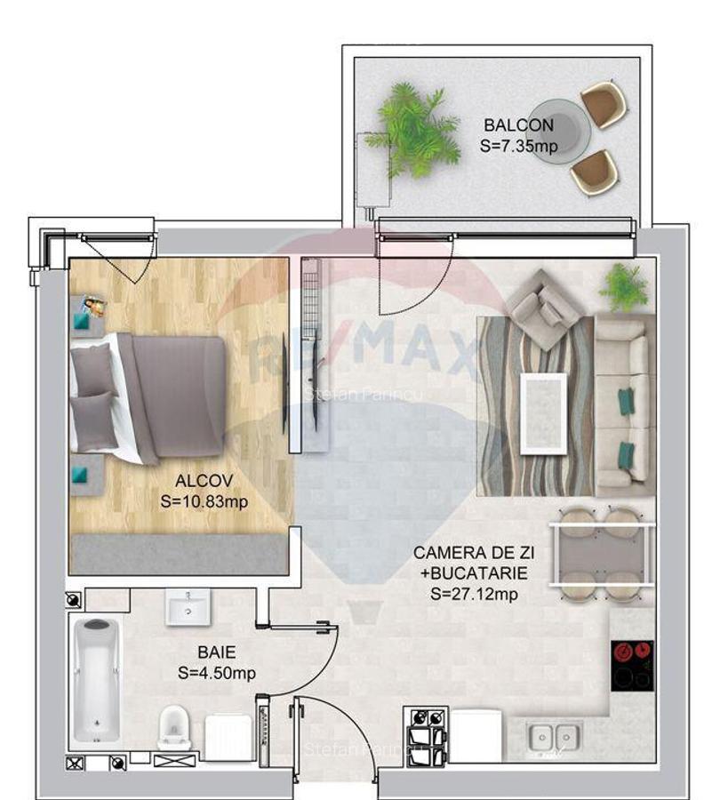 Apartament luminos cu 2 camere in Piata Presei Libere - E... - 8