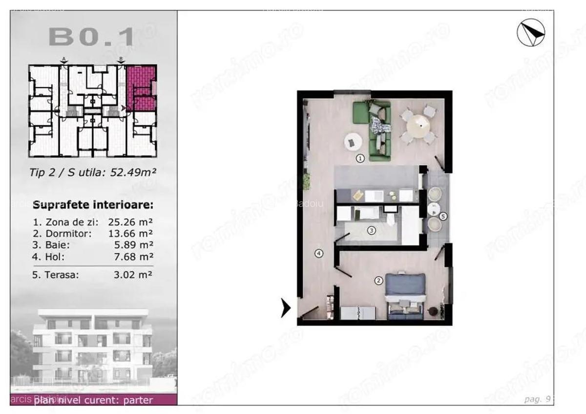 Vanzare apartamente moderne 52 mp in zona Torontalului !!! COMISON 0 - 2