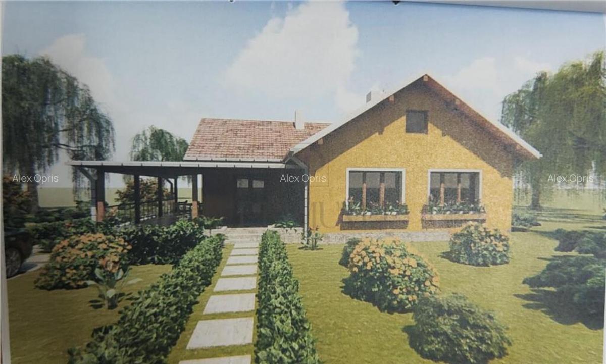 Casa la rosu - proiect deosebit- teren in concesiune - 1