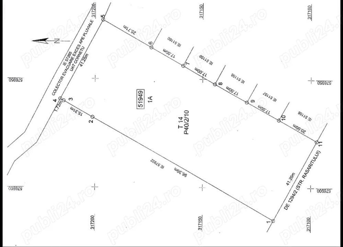 De vanzare teren intravilan 4685 mp, Cornetu-aproape de A0 - 1