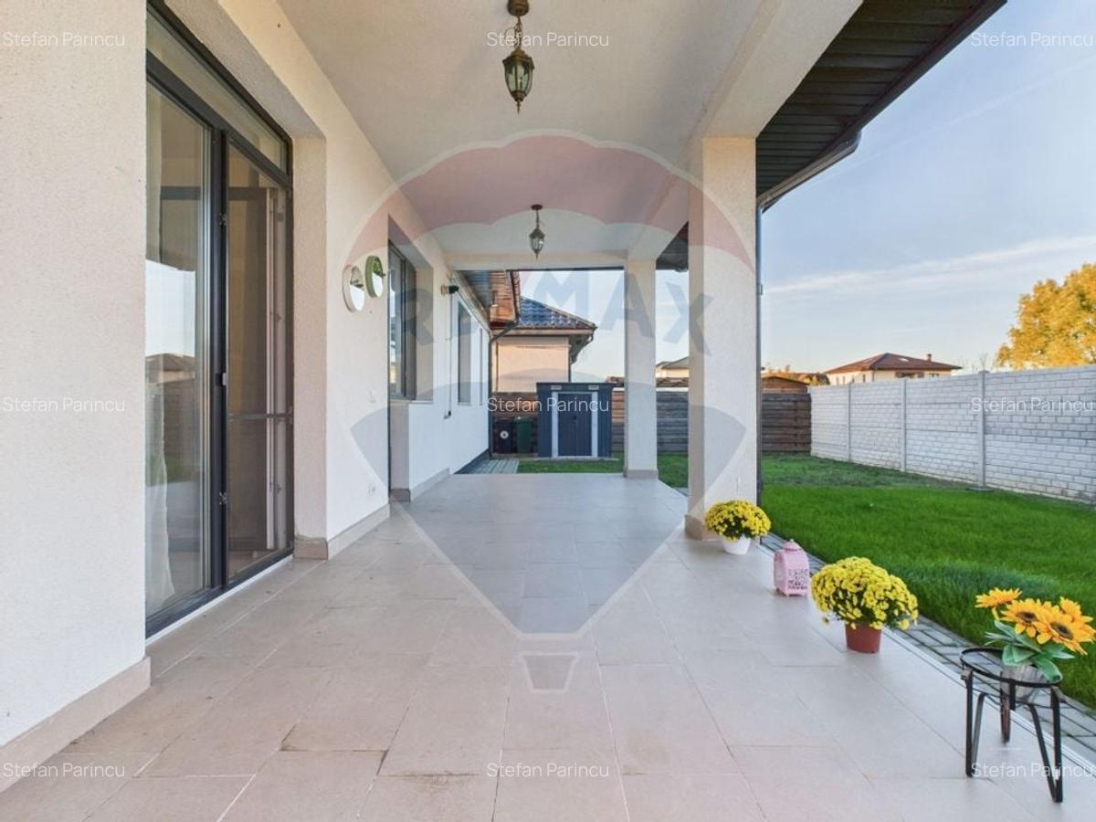 Vila de vanzare cu 4 camere, frumos mobilata si 500mp teren, Corbeanca - 16