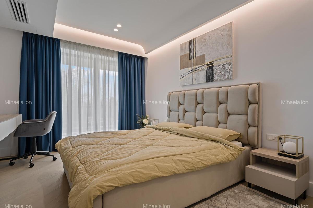 Apartament cu 3 camere semidecomandat, mobilat în Pipera - 14