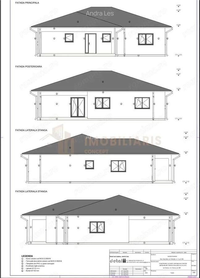 Casa pe un nivel la rosu, Mocira - 13