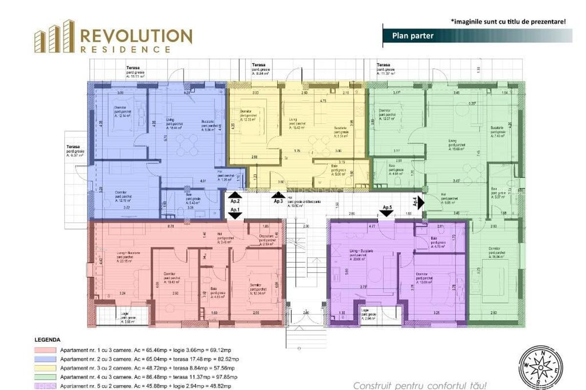 COMISION 0% - Apartamente 2 si 3 camere - Oltului 13C, Baia Mare - 1