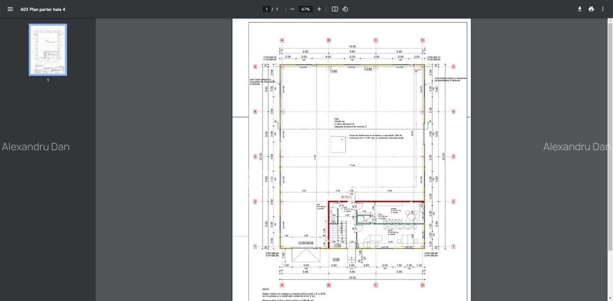 HALA - Floresti/Luna  - Constructie Noua - 10 parcari - 9