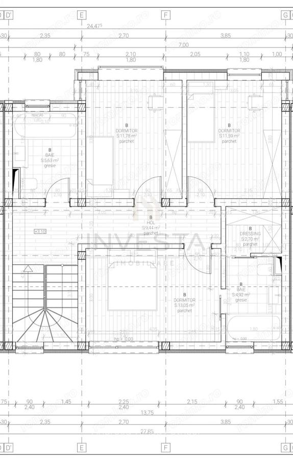 Triplex nou, 113 mp utili + curte, Apahida disponibil si la pachet! - 4