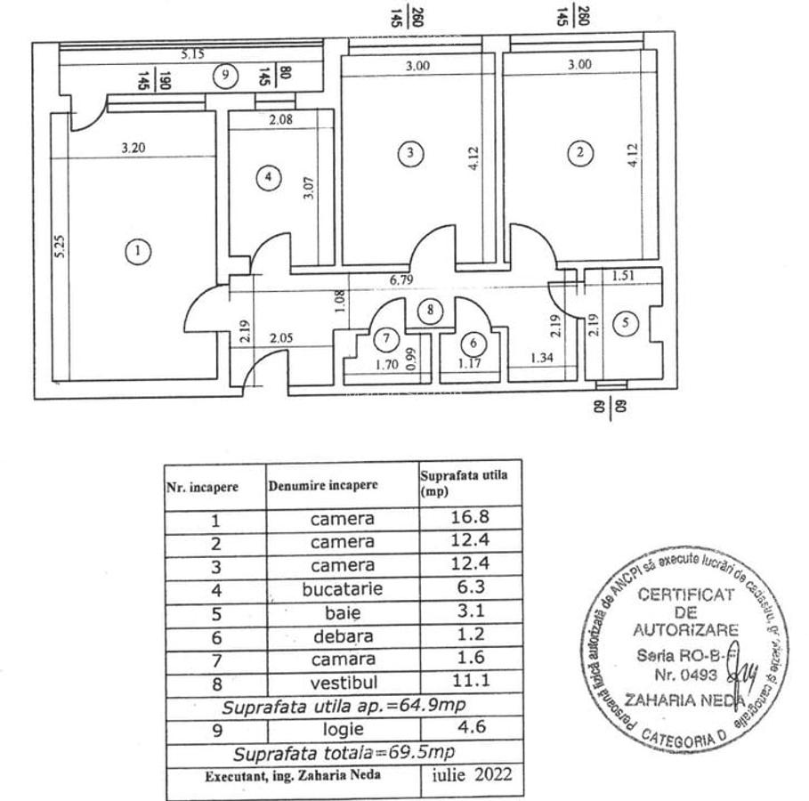 OPORTUNITATE - 3 camere decomandate, 70 mp utili, et 3 - Bucur Obor - 18
