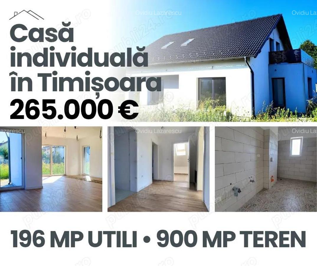 Casa individuala, teren 900 mp, zona Torontalului - Lidl, Timi?oara - 1