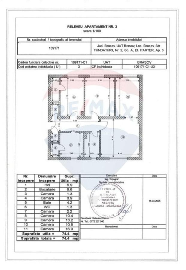 Apartament cu 4 camere, Brasov, Str. Fundaturii (aproape de aeroport) - 18