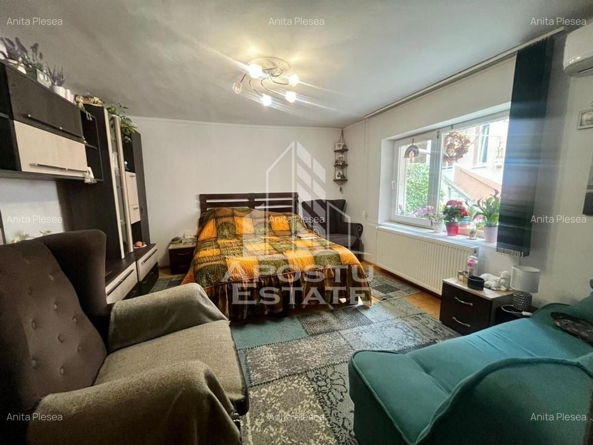 Apartament 1 camera,curte comuna,centrala proprie,zona Saguna - 1