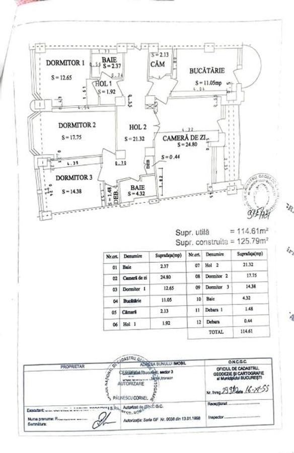 Apartament cu 4 camere decomandat, mobilat în Unirii - 19
