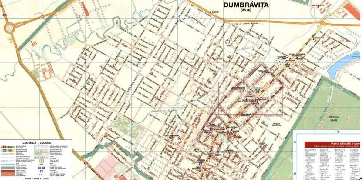 Vatra satului,fs 31m,1355mp,Dumbravita,260E mp - 1