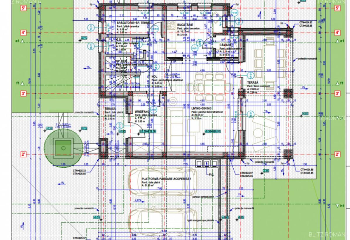 Duplex spatios 150 mp, teren 800 mp, carport pentru 2 masini - 2