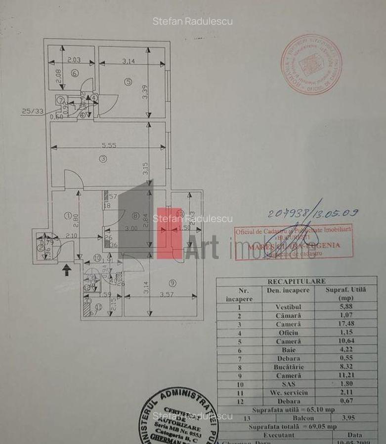 Apartament 3 camere Aleea Diham nr.2 - cel mai mic pret d... - 1