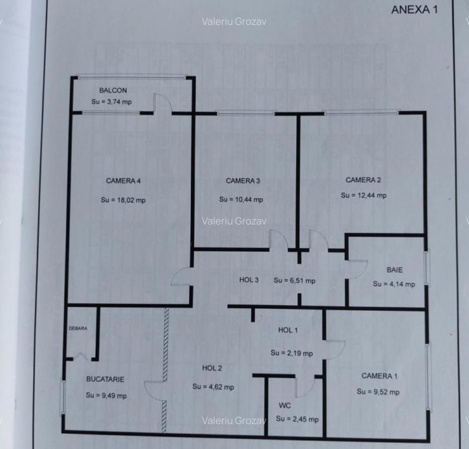 Apartament 4 camere 85 mp Tractorul - 8