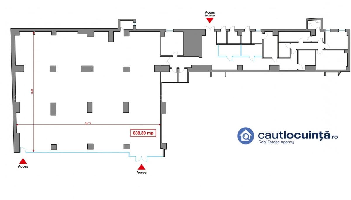 Spatiu comercial premium | Banu Manta | Vizibilitate extraordinara | - 8