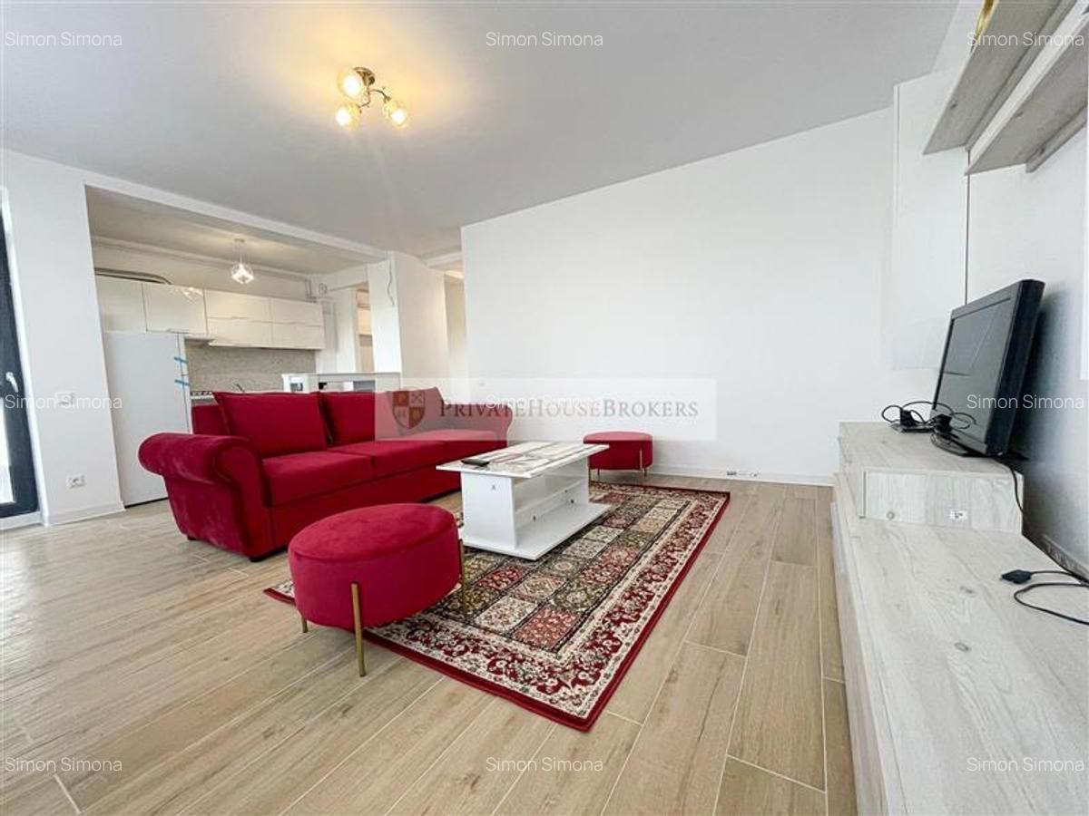 Apartament cu 2 camere semidecomandat, mobilat în Băneasa - 3
