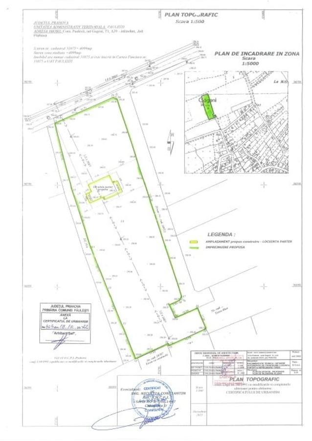 Teren Construcții intravilan de 957 mp, în Păulești - 4