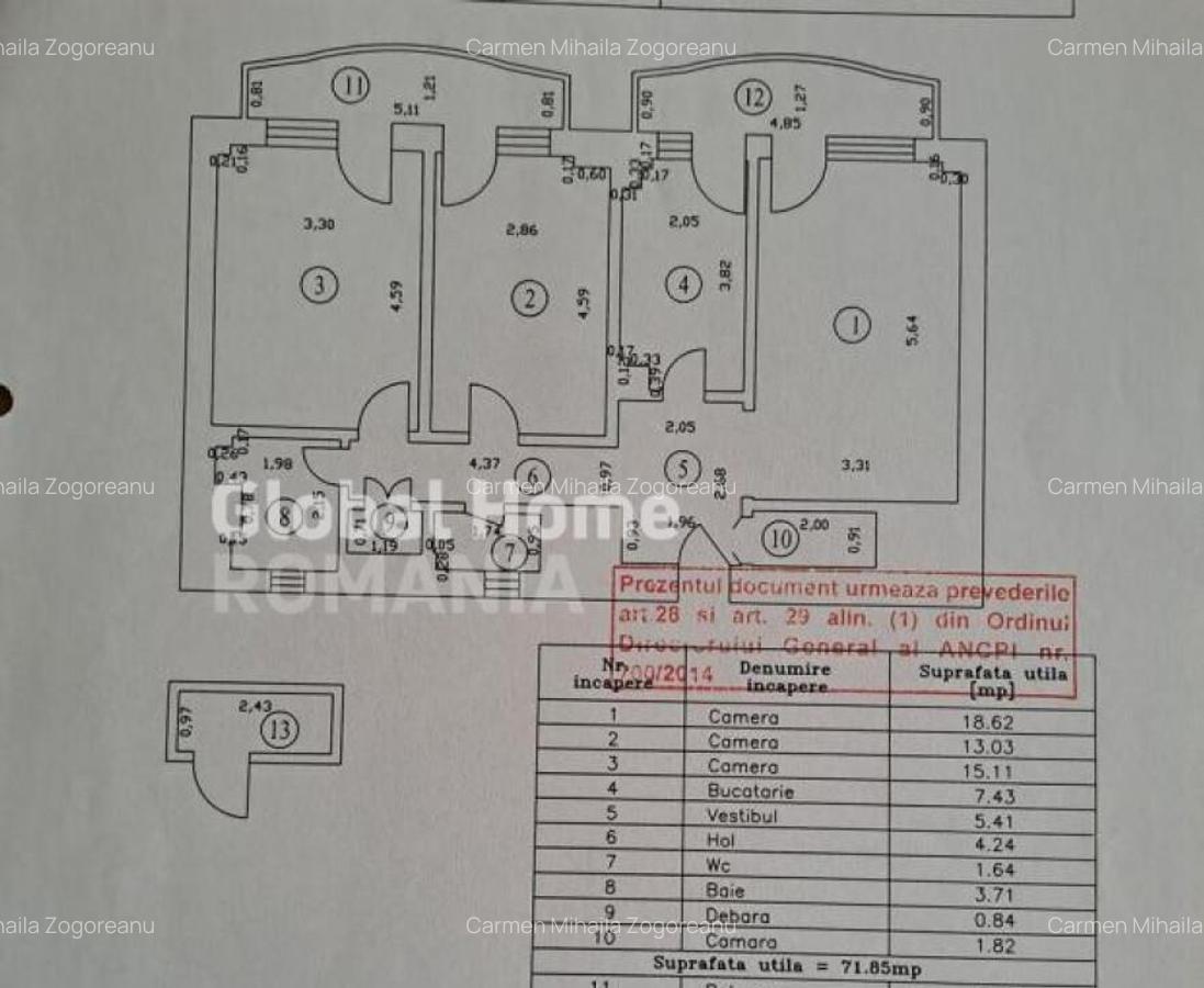 Apartament 3 camere BLV Unirii | 85 MP-2 Balcoane-Boxa | Ve - 7