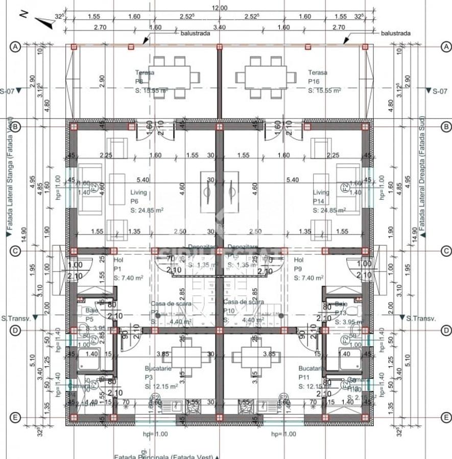 Casa 4 camere, 2 bai, curte si terasa Sibiu Calea Cisnadiei - 5