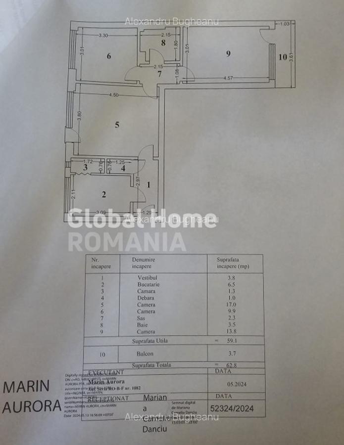 Apartament 3 camere balcon | Victoriei -Dorobanti-Stefan cel Mare |Reabilitat - 11