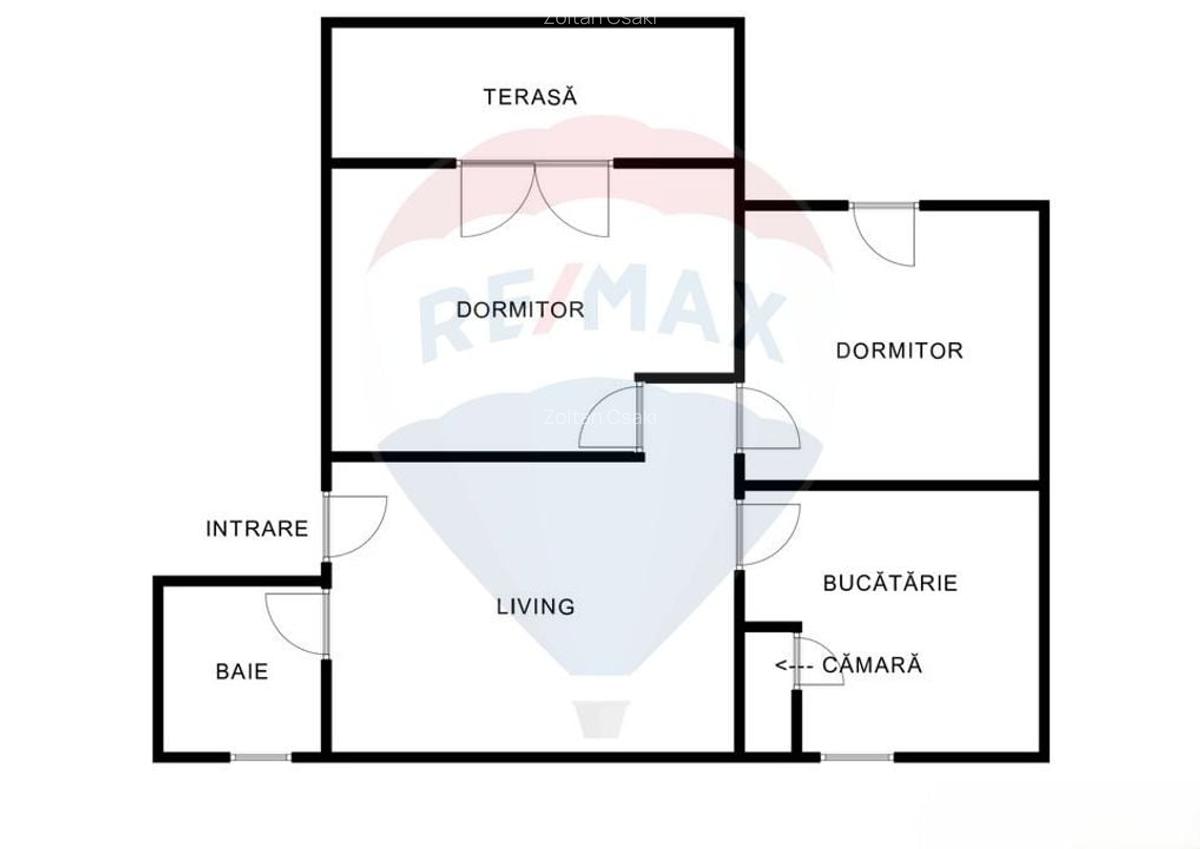 Apartament 3 camere de inchiriat Andrei Muresanu Str.Predeal Parcare - 19