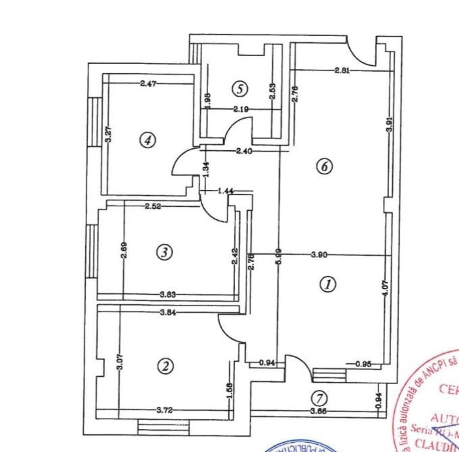 3 camere | Pacii | Militari | Bloc nou | Centrala | metrou 12' - 8