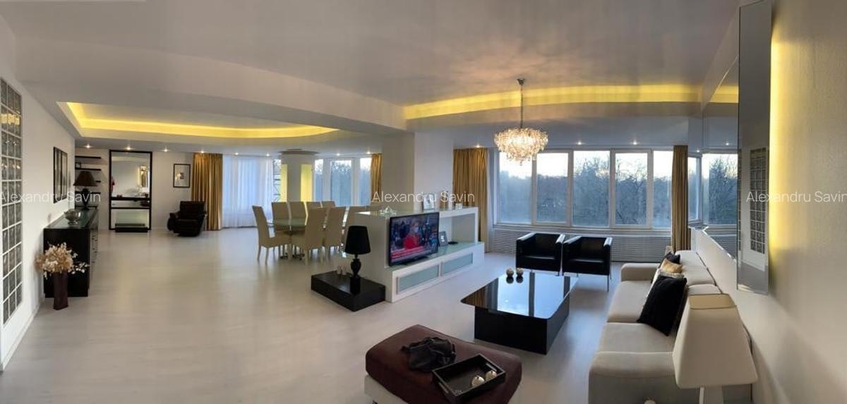 De inchiriat apartament cu 4 camere Herastrau Nordului - vedere parc - 1
