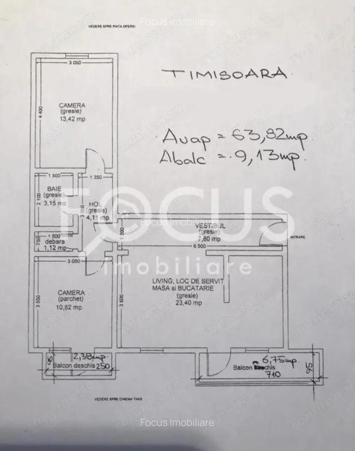 Vand apartament 3 camere Piata Victoriei - ultracentral - 11