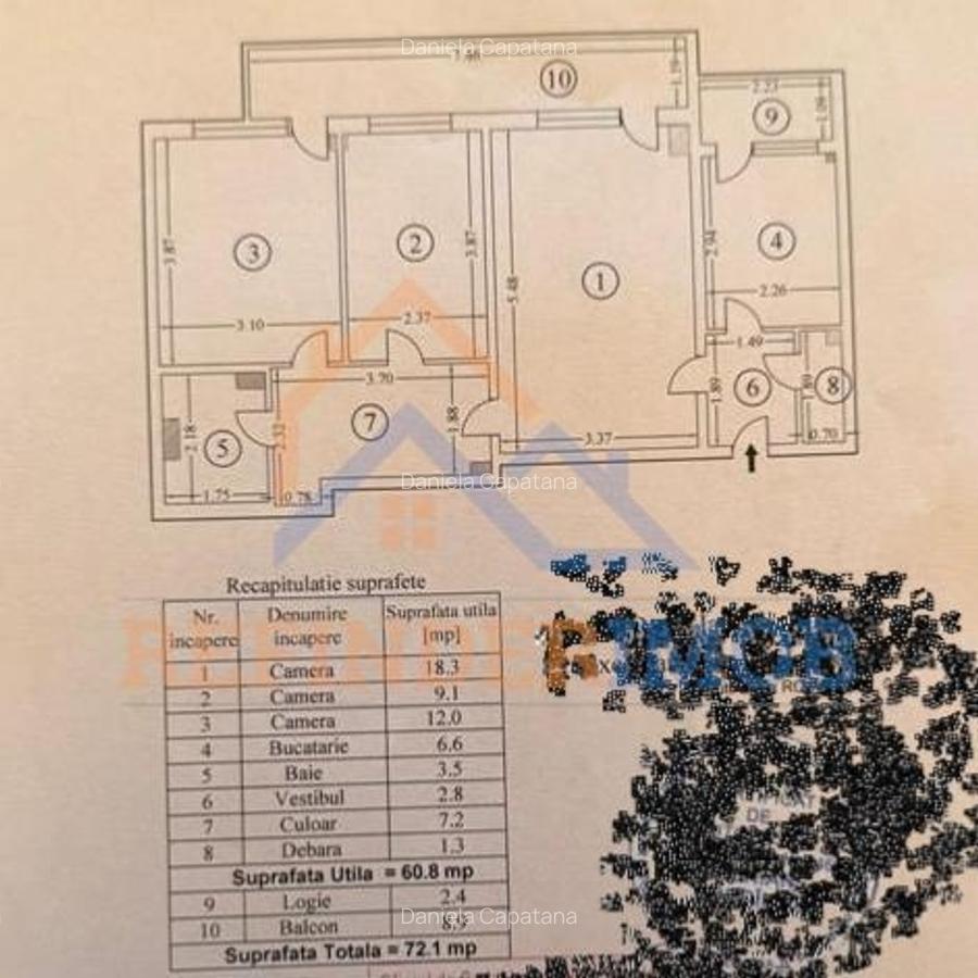 Oferta apartament 3 camere zona Lujerului - 8
