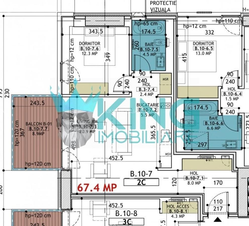 Apartament cu 2 camere decomandat, mobilat în Floreasca - 7
