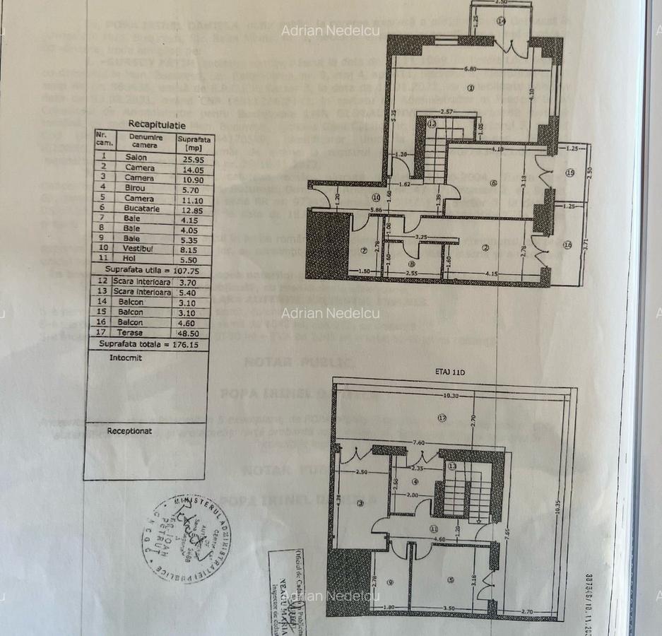 Basarabia - Hercesa -Penthouse-Duplex 4 camere, loc parcare si boxa - 14