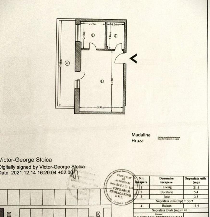 Berceni Grasoniera spatioasa 42 mp+parcare subterana comison 0% - 10