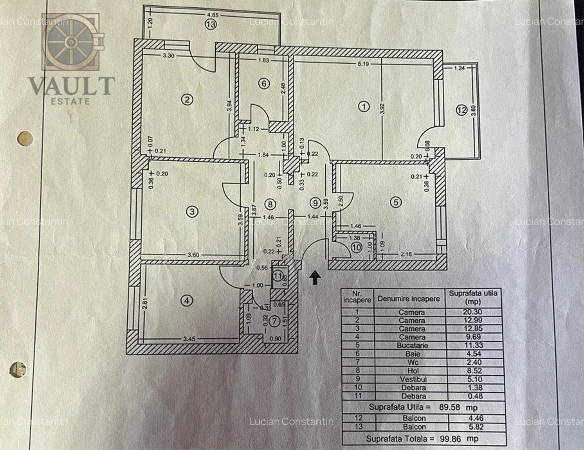 APARTAMENT 4 CAMERE-SOSEAUA PROGRESULUI-LIDL DOINA-DECOMANDAT-2 BAI - 10