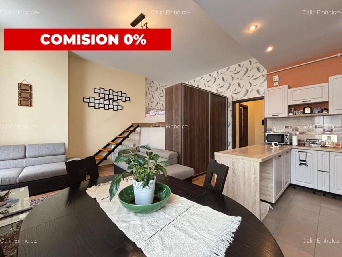 Apartament 1 camera, 42 mp, etaj 1, mobilat si utilat -Uranus Plaza -COMISION 0% - 2
