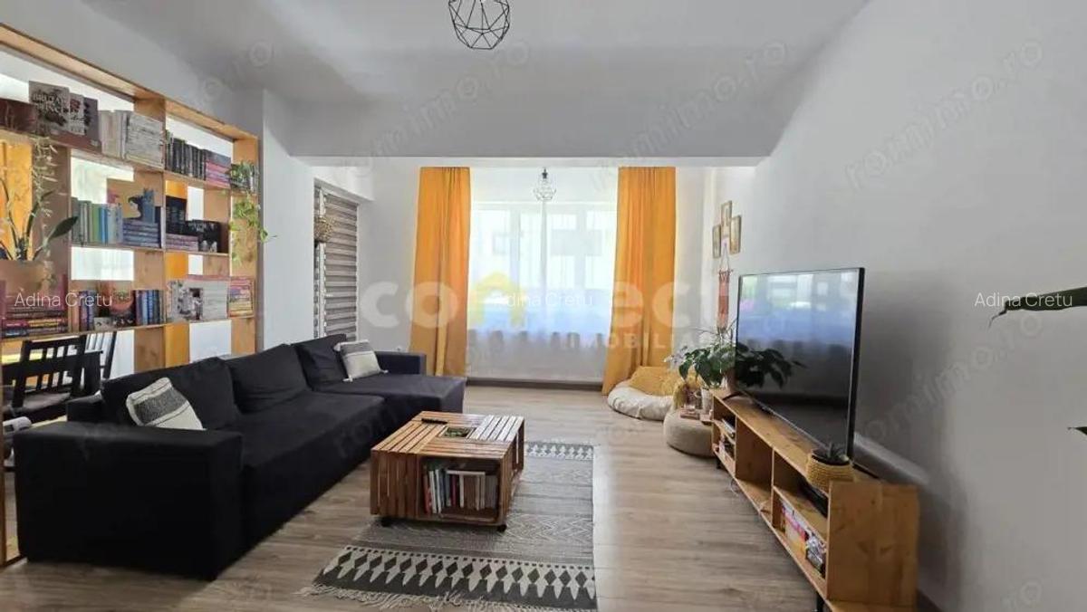 Apartament de 3 camere, 2 dormitoare, 2 bai, logie, mobilat si utilat. - 20