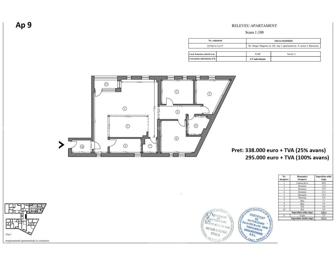Dezvoltator 0% comision - Duplex NOU P+6 Timpuri Noi - Minulescu + terasa 95 mp - 23