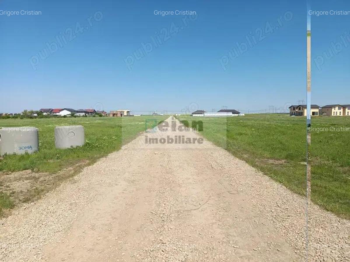 Domnesti - Str Cetinei, 718 Mp Intravilan, Deschidere 28, Utilitati - 1