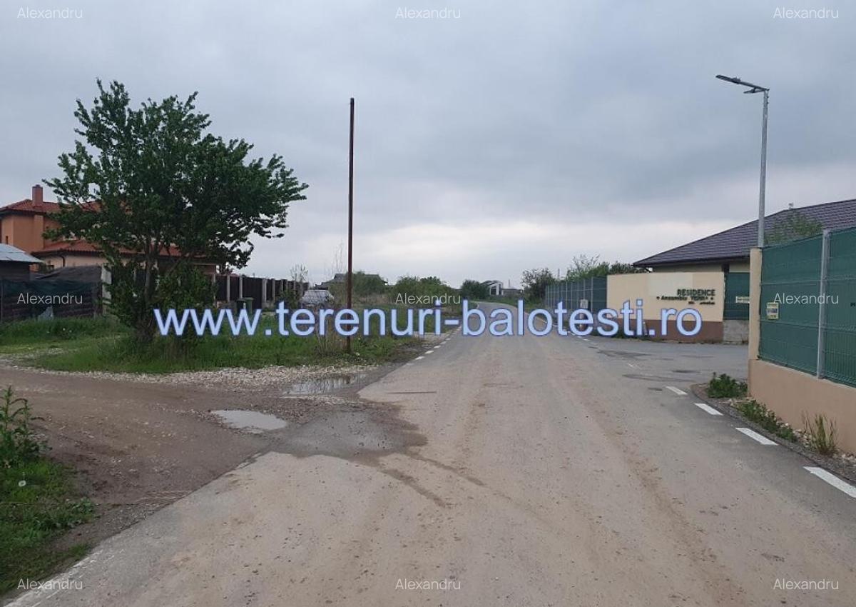 Teren Balotesti,langa case noi-50 m de asfalt 600mp - 14