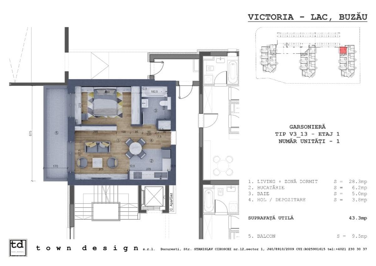 Apartamente noi cu o camera - Victoria Lake Buzau - 7